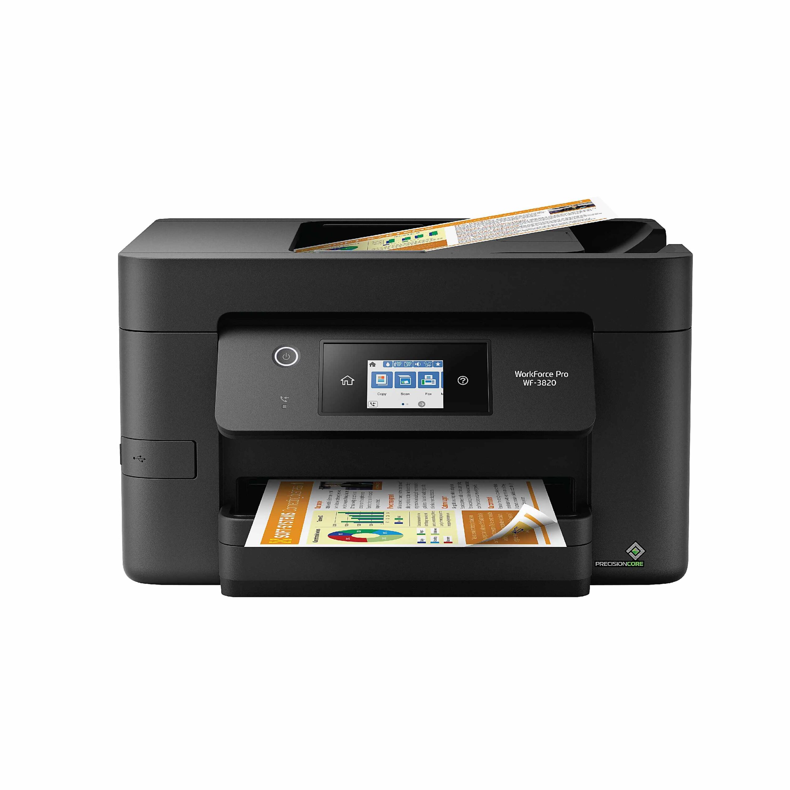 WorkForce® Pro WF-3820 Wireless Inkjet All-In-One Color Printer (Refurbished)